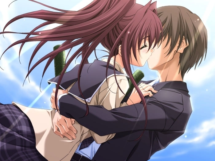 Hình ảnh anime cặp đôi tình cảm