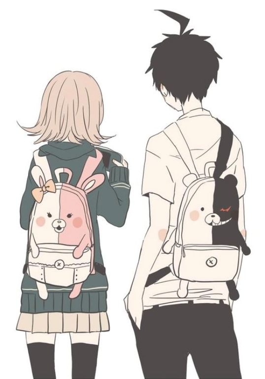 Hình anime đôi đáng yêu