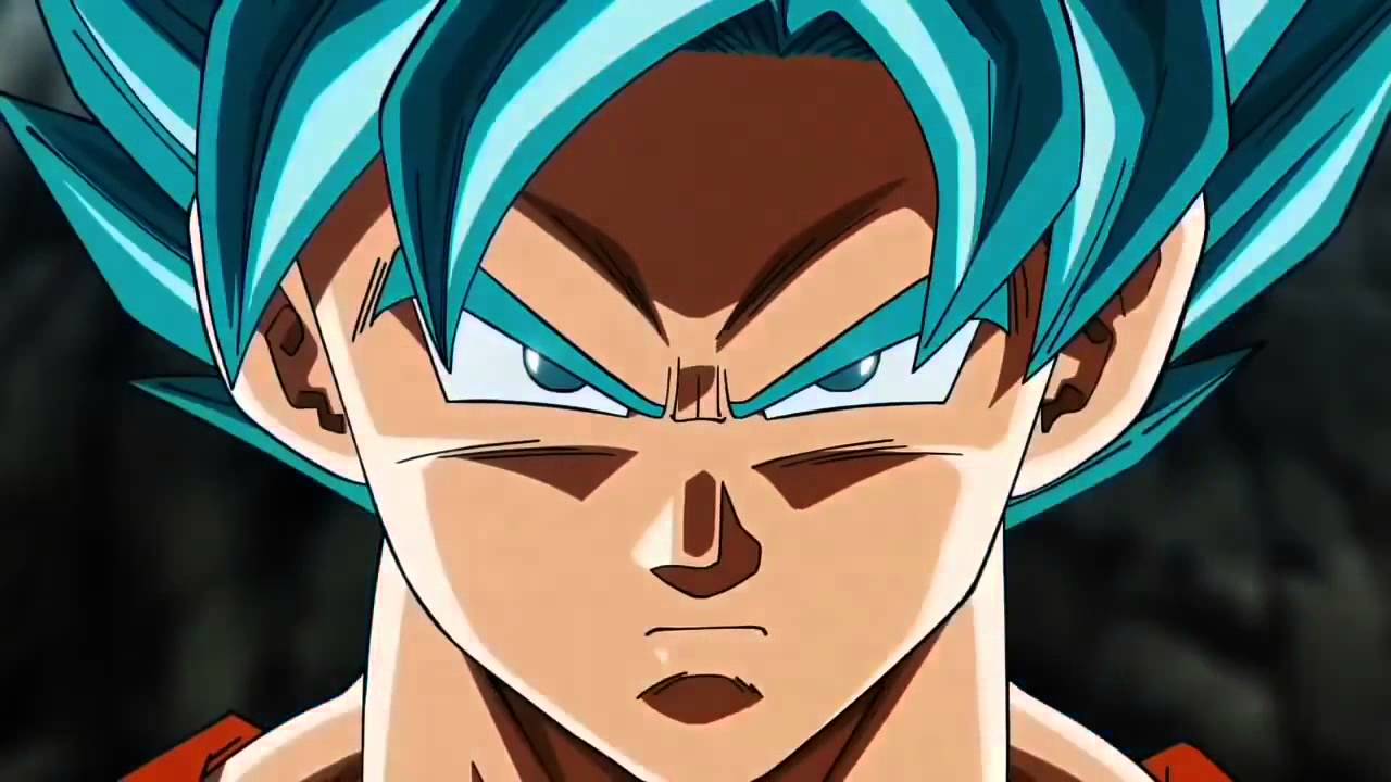 Ảnh Son Goku tóc xanh cực đẹp