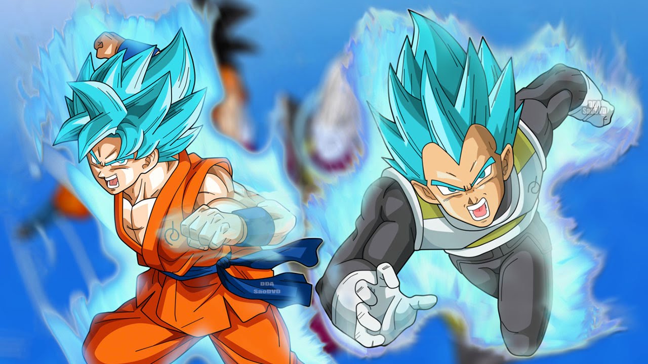 Hình ảnh Son Goku và Vegeta rất đẹp