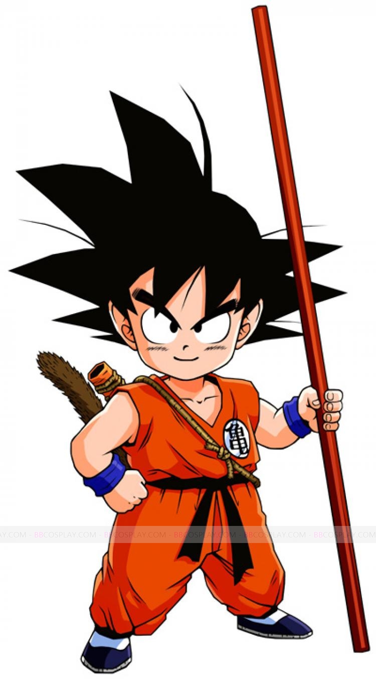 Hình Son Goku bé nhỏ đáng yêu