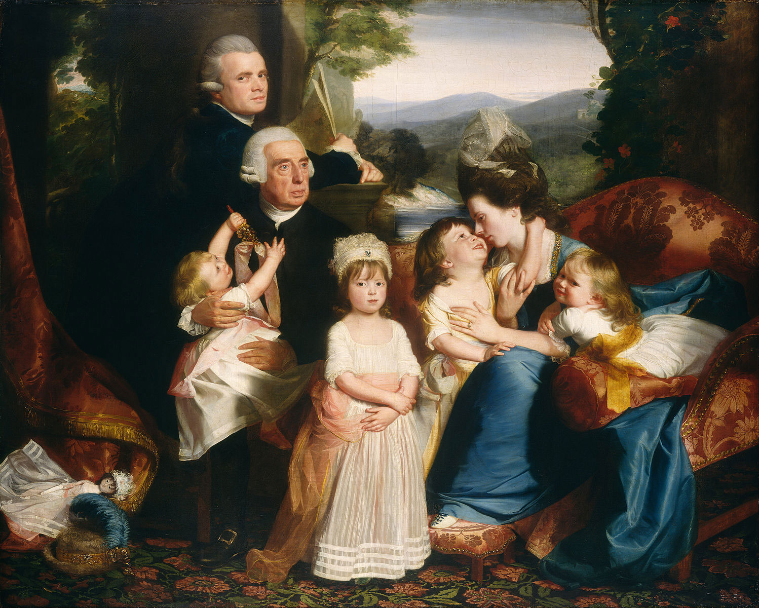 Hình vẽ đẹp về gia đình - Gia đình Copley