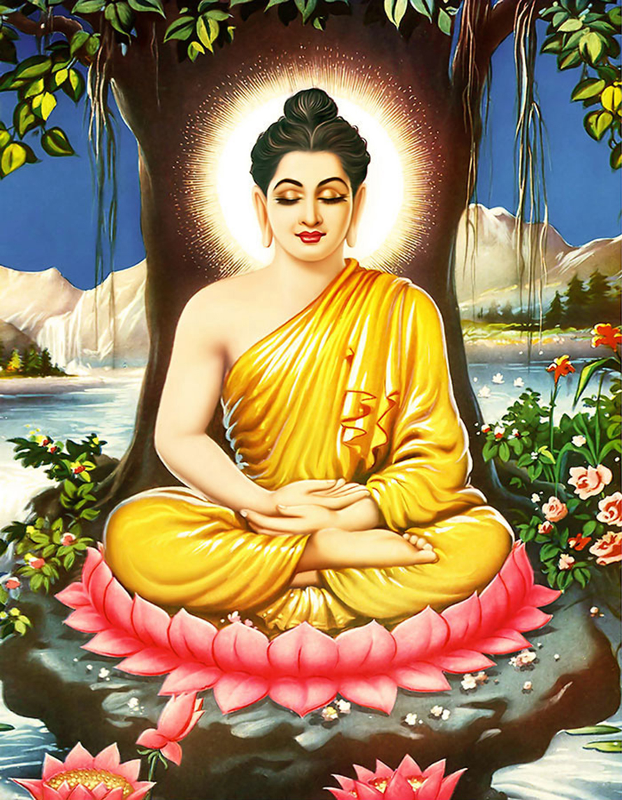 Hình hình họa Phật A di Đà đẹp