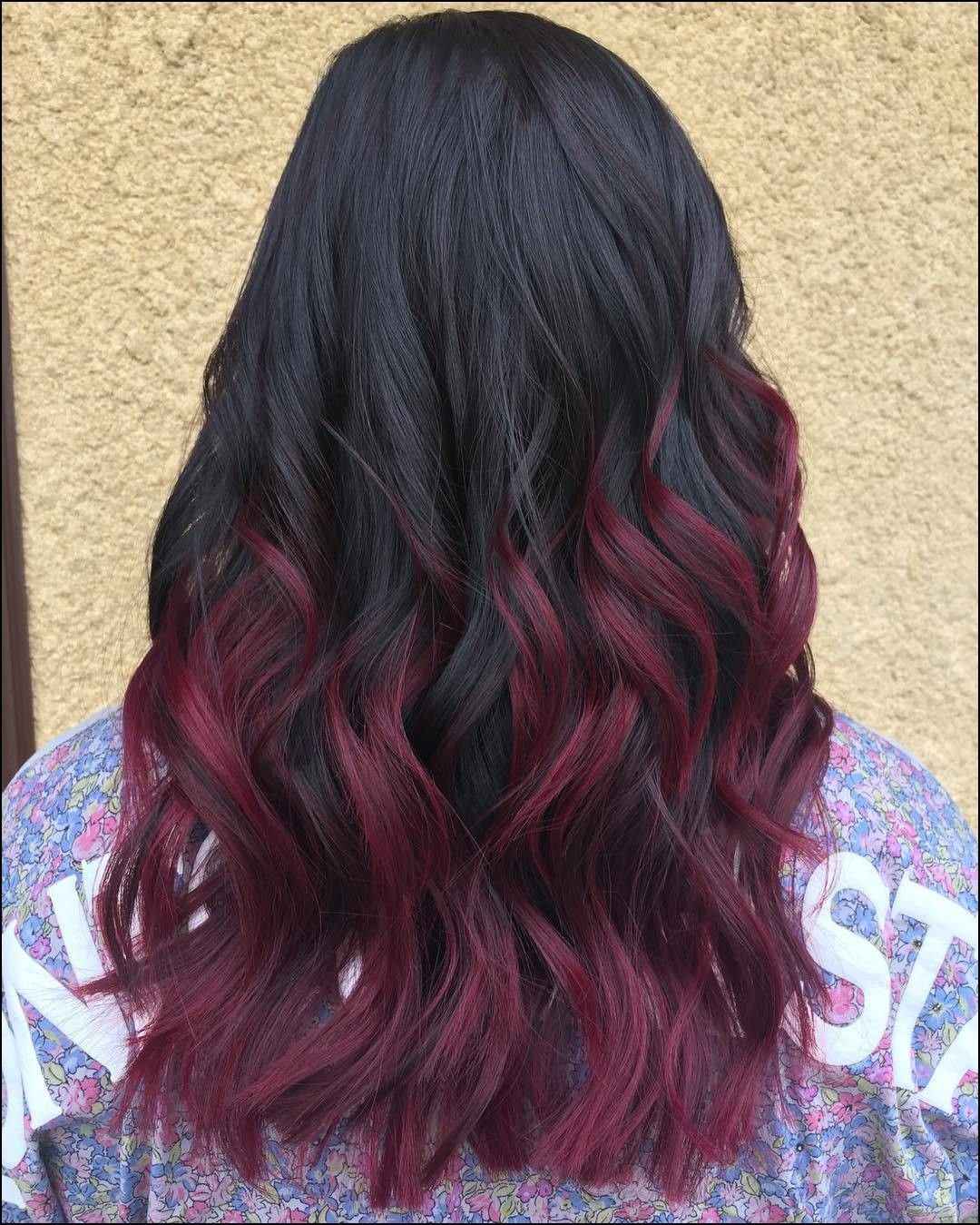 Màu tóc highlight đỏ
