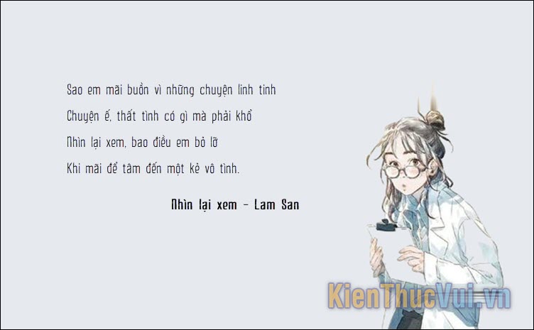 Nhìn lại xem - Lam San