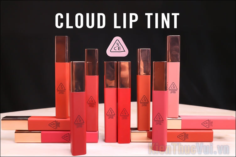 Bảng màu son 3CE Cloud Lip Tint (New 2019)