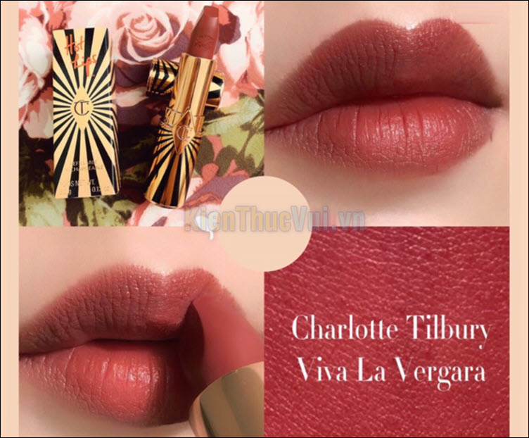 Son Charlotte Tilbury màu Viva La Vergara – Hồng đất