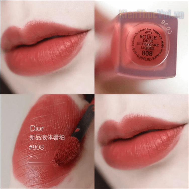 Son Dior 808 Caress – Hồng đất