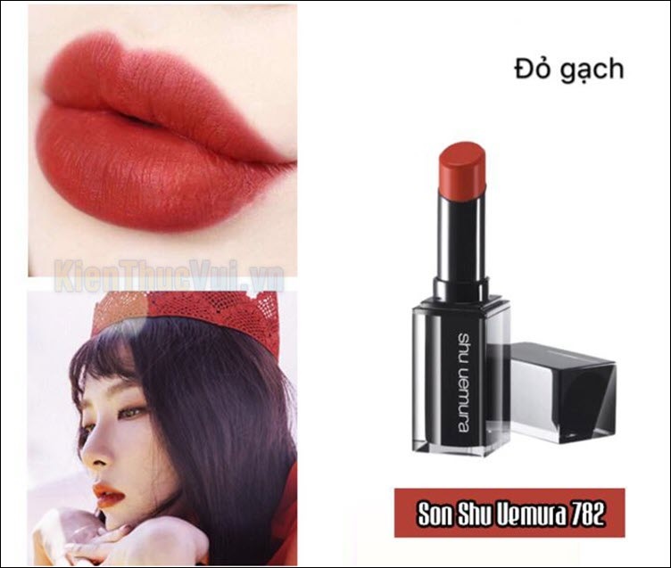 Son Shu Uemura Rouge Unlimited Amplified M BR 782 – Đỏ gạch