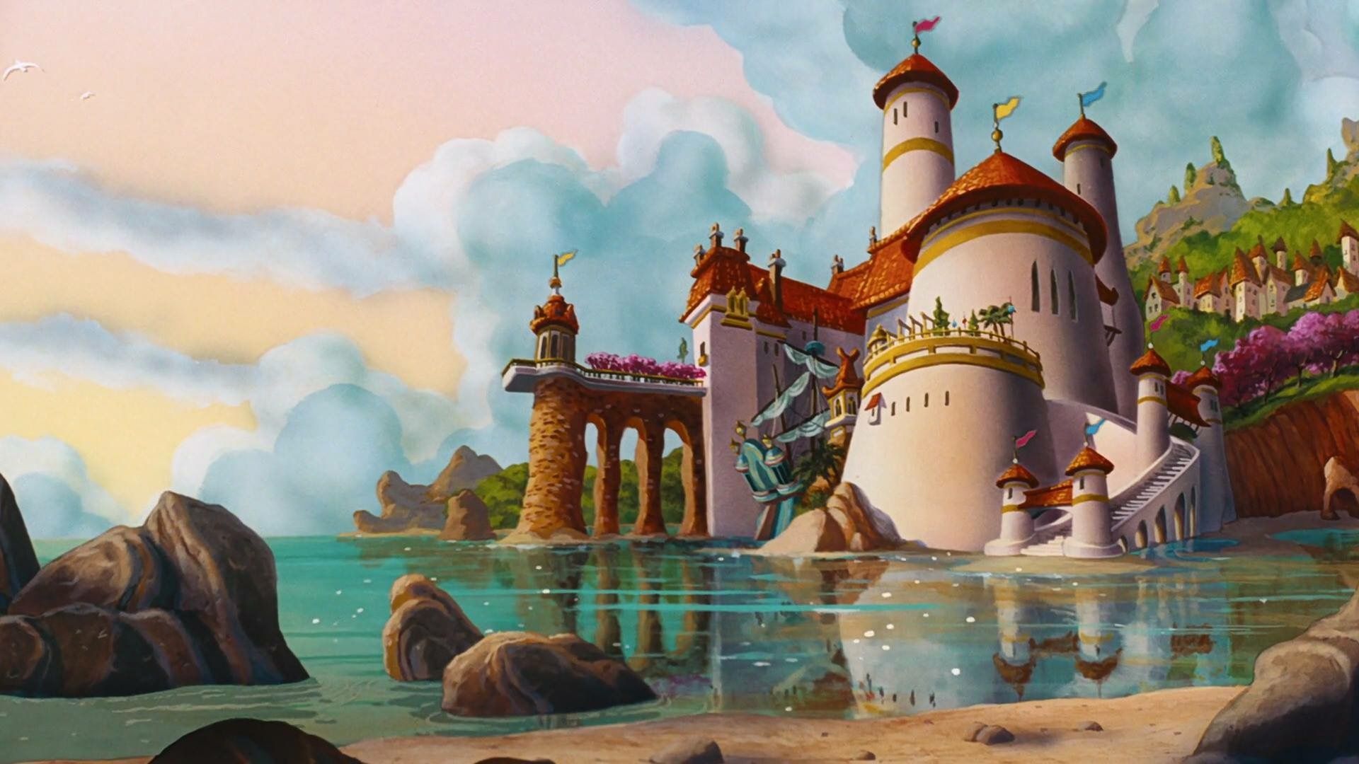Ảnh tòa lâu đài trong phim hoạt hình