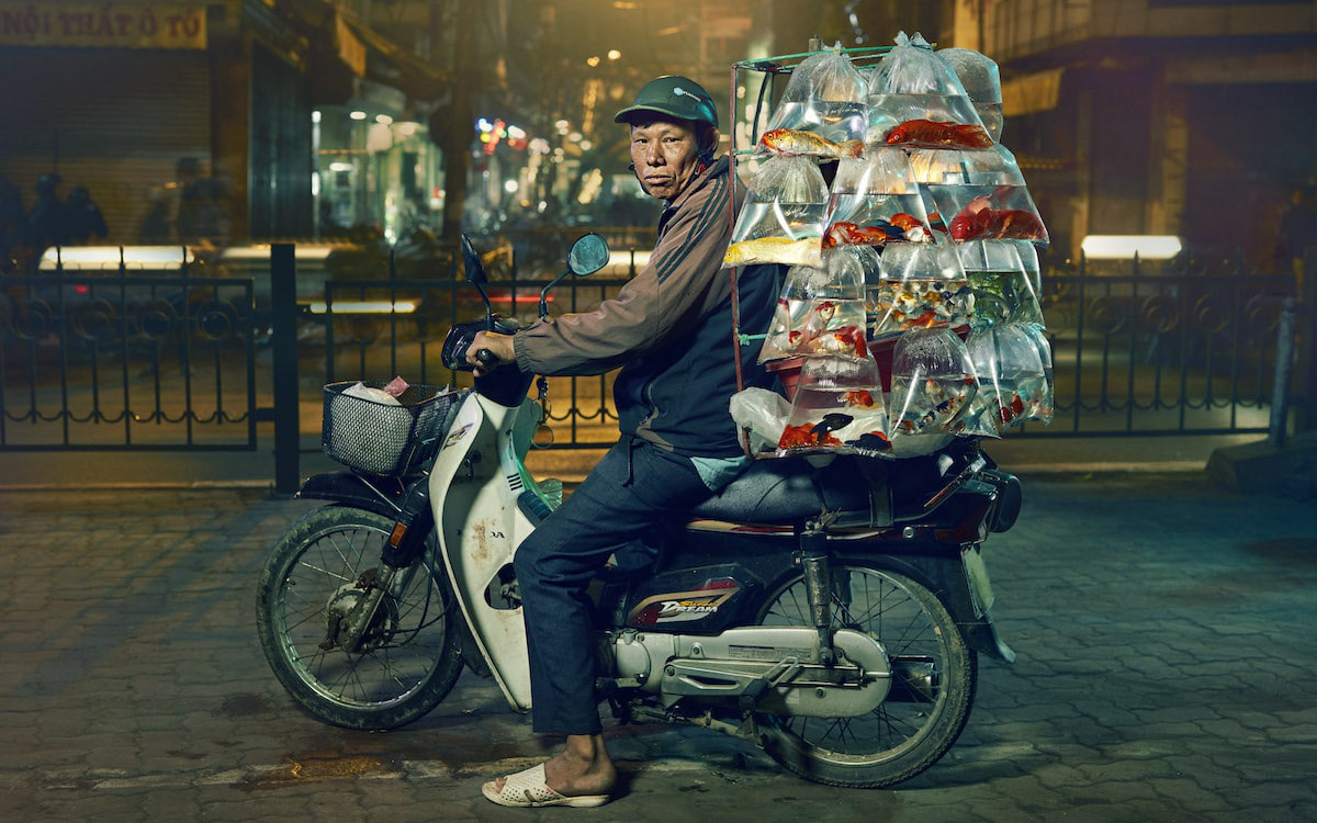 Ảnh xe bán cá cảnh ở Việt Nam