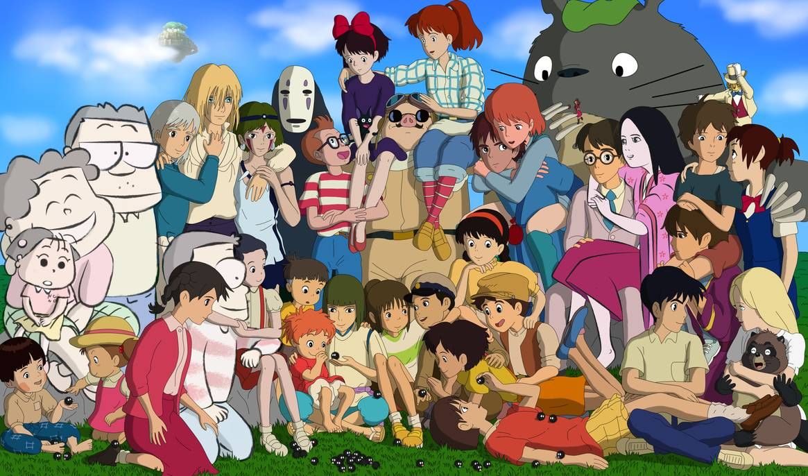 Hình ảnh các nhân vật hoạt hình của Studio Ghibli