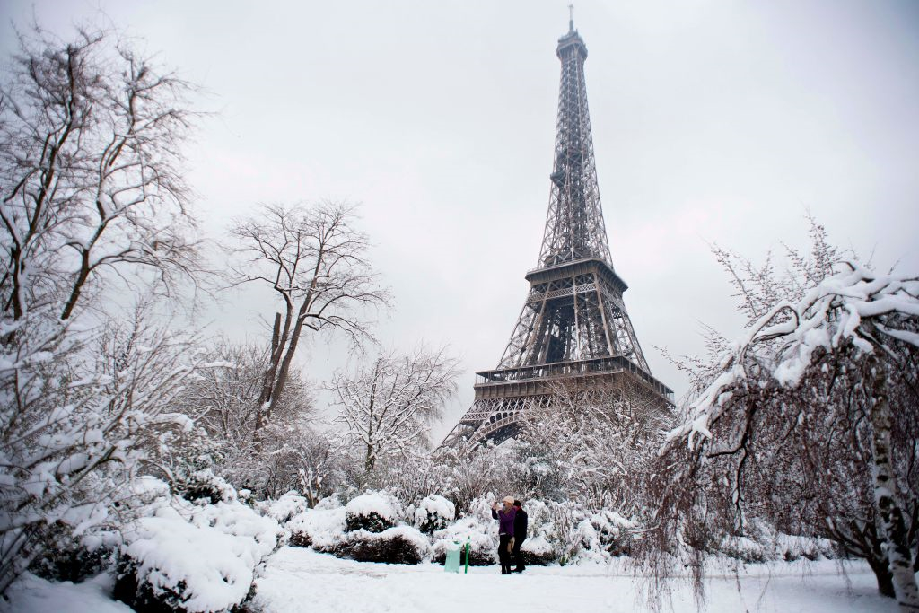 Mùa đông Paris Pháp