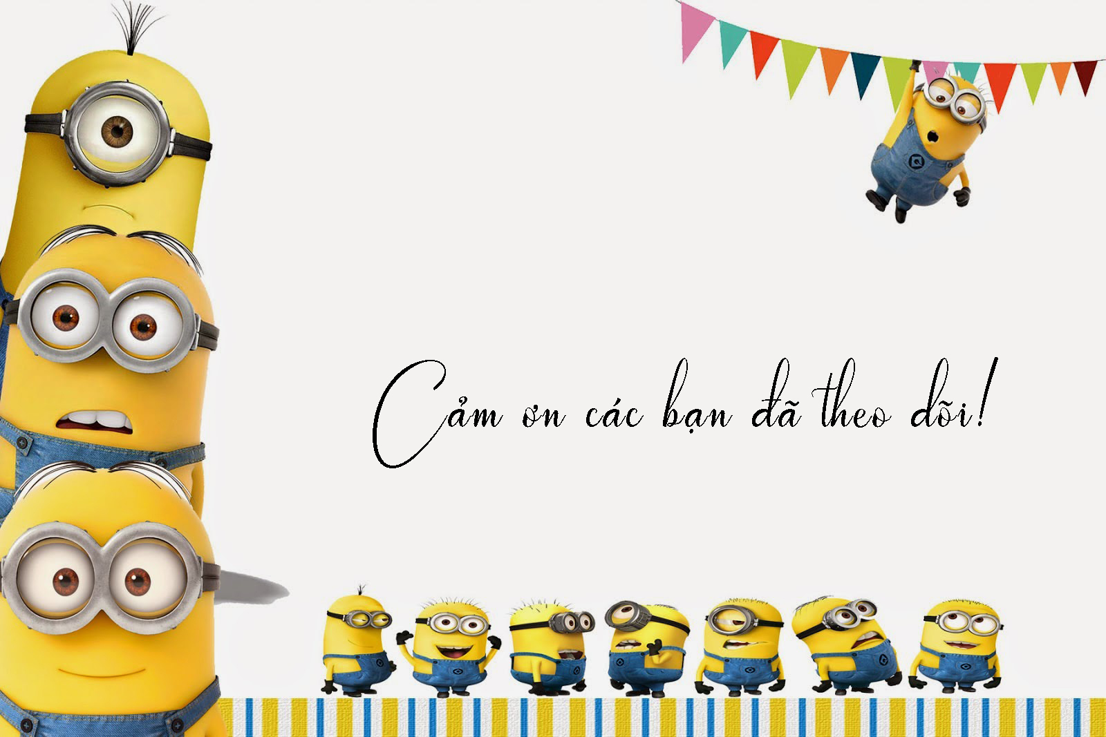 Ảnh kết thúc slide minion cực đẹp