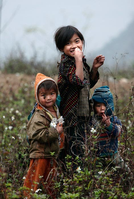 Hình ảnh đẹp về trẻ em Hà Giang nghèo