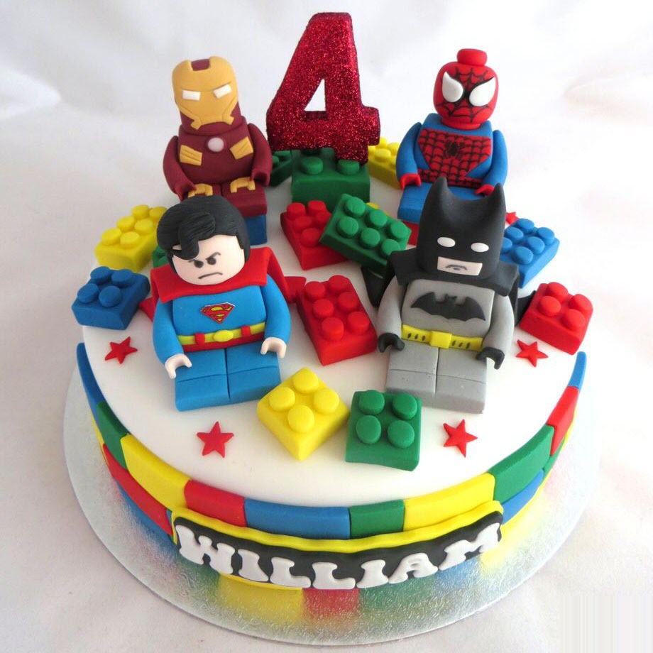 Ảnh bánh sinh nhật Lego đẹp độc lạ