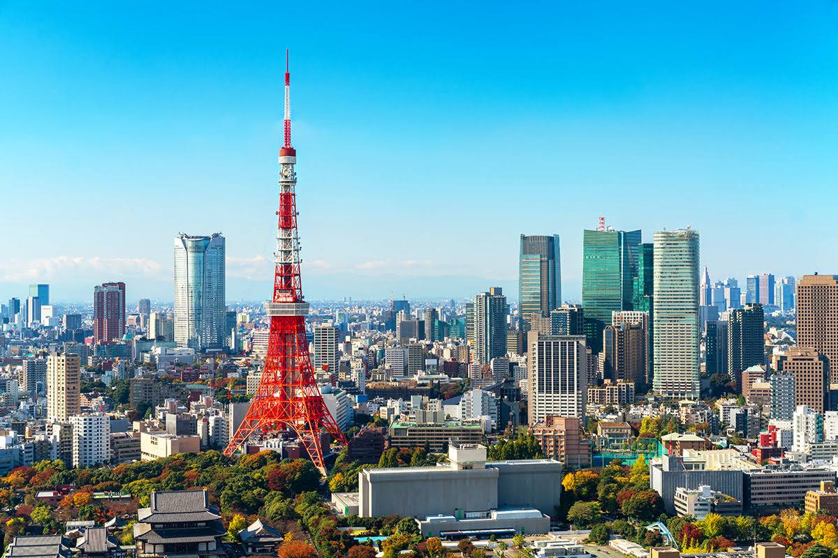 Ảnh tháp Tokyo vào ban ngày