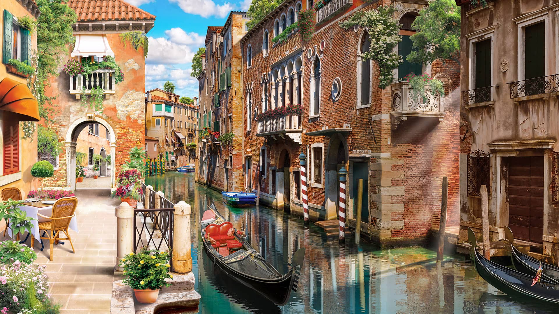 Hình ảnh thơ mộng của thành phố Venice, Ý