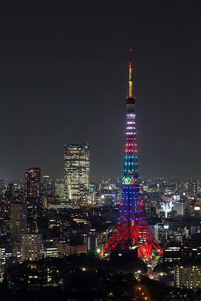 Night View with Tokyo Tower Spectical Light Up