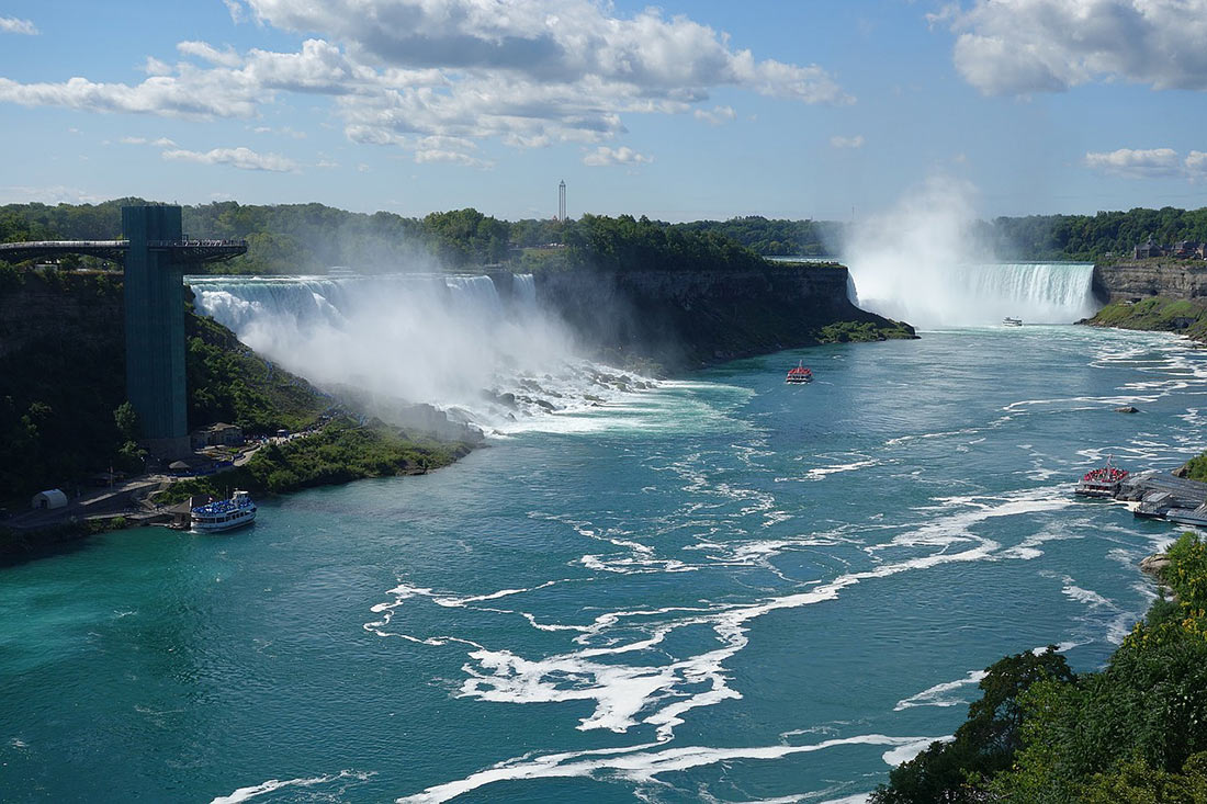 Ảnh thác Niagara bình yên nhìn tự phía Mỹ