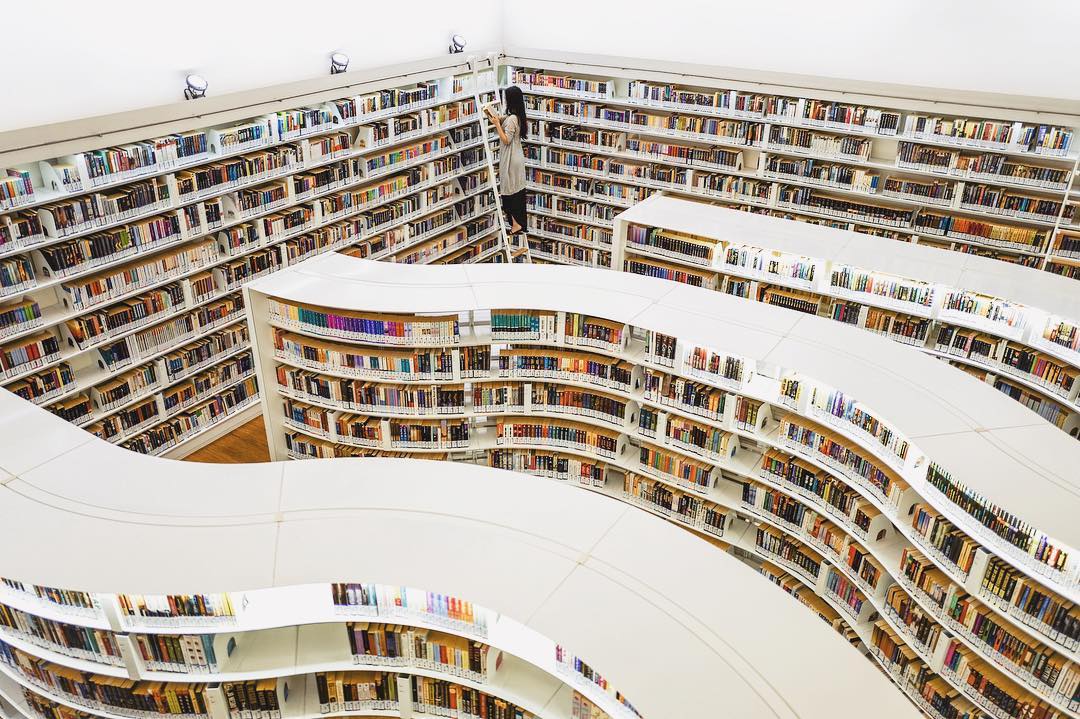 Hình ảnh thư viện sách ở Singapore