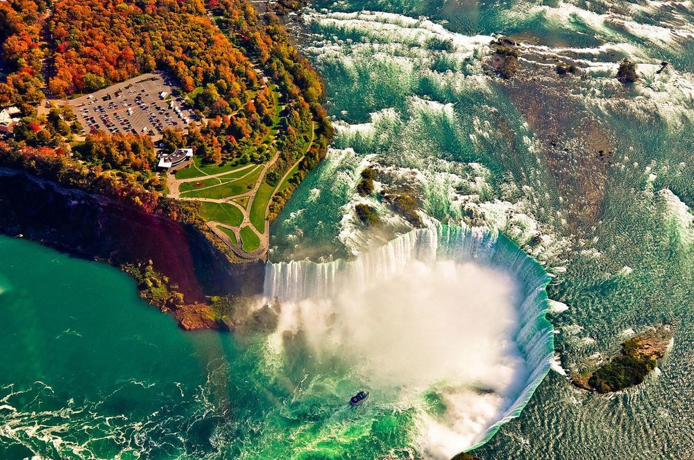 Hình ảnh tuyệt đẹp về thác thác Niagara nhìn từ trên cao