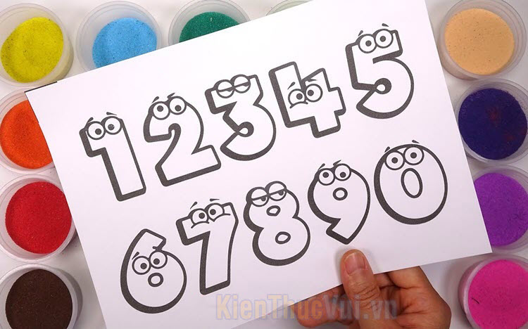 Trọn bộ 28 tranh tô màu số đếm nuôi dưỡng đam mê toán học cho bé