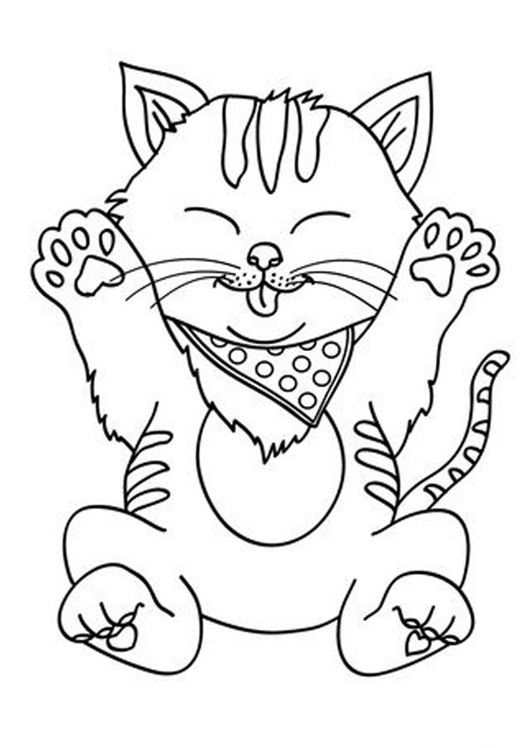 Funny Cat Coloring