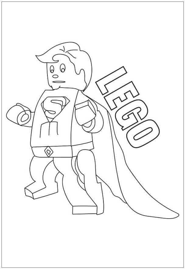 Lego Supperman Coloring