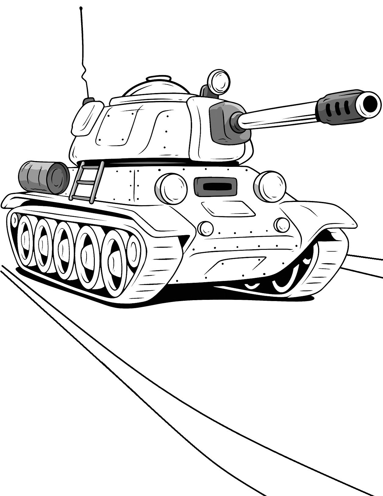 Hướng dẫn chi tiết cách vẽ xe tăng đơn giản với 9 bước cơ bản