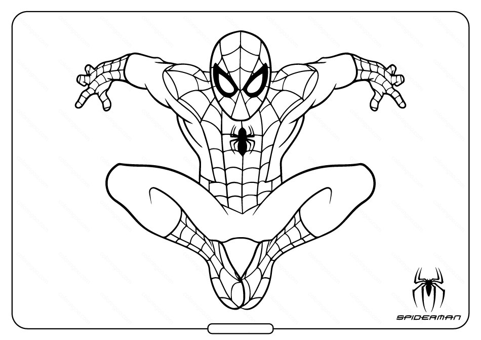 Marvel Spiderman Coloring