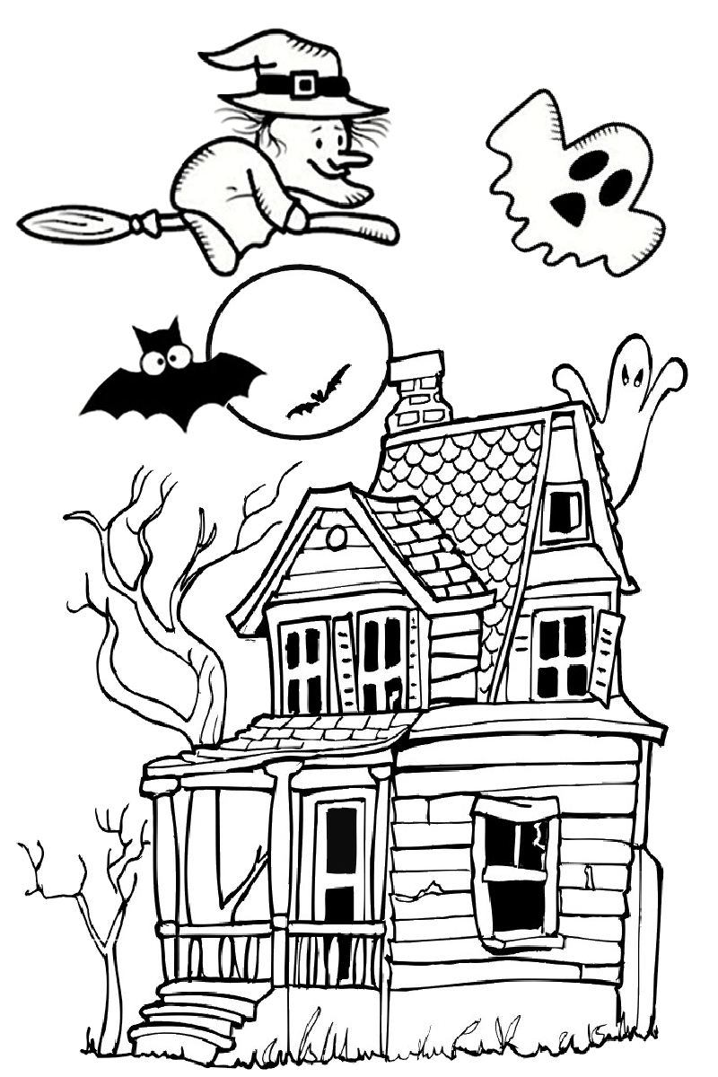 Tranh T M u Halloween HTNC1