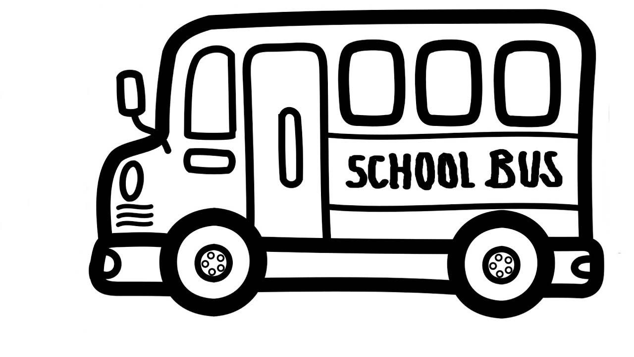 Tranh tô color xe pháo buýt đem đón học tập sinh