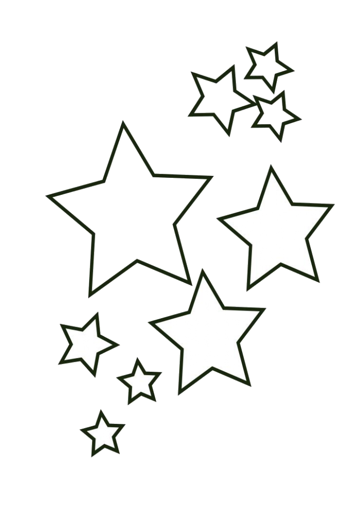 Tranh tô màu ngôi sao đẹp lấp lánh dễ thương để bé tập tô  Ngôi sao Dễ  thương Hình ảnh