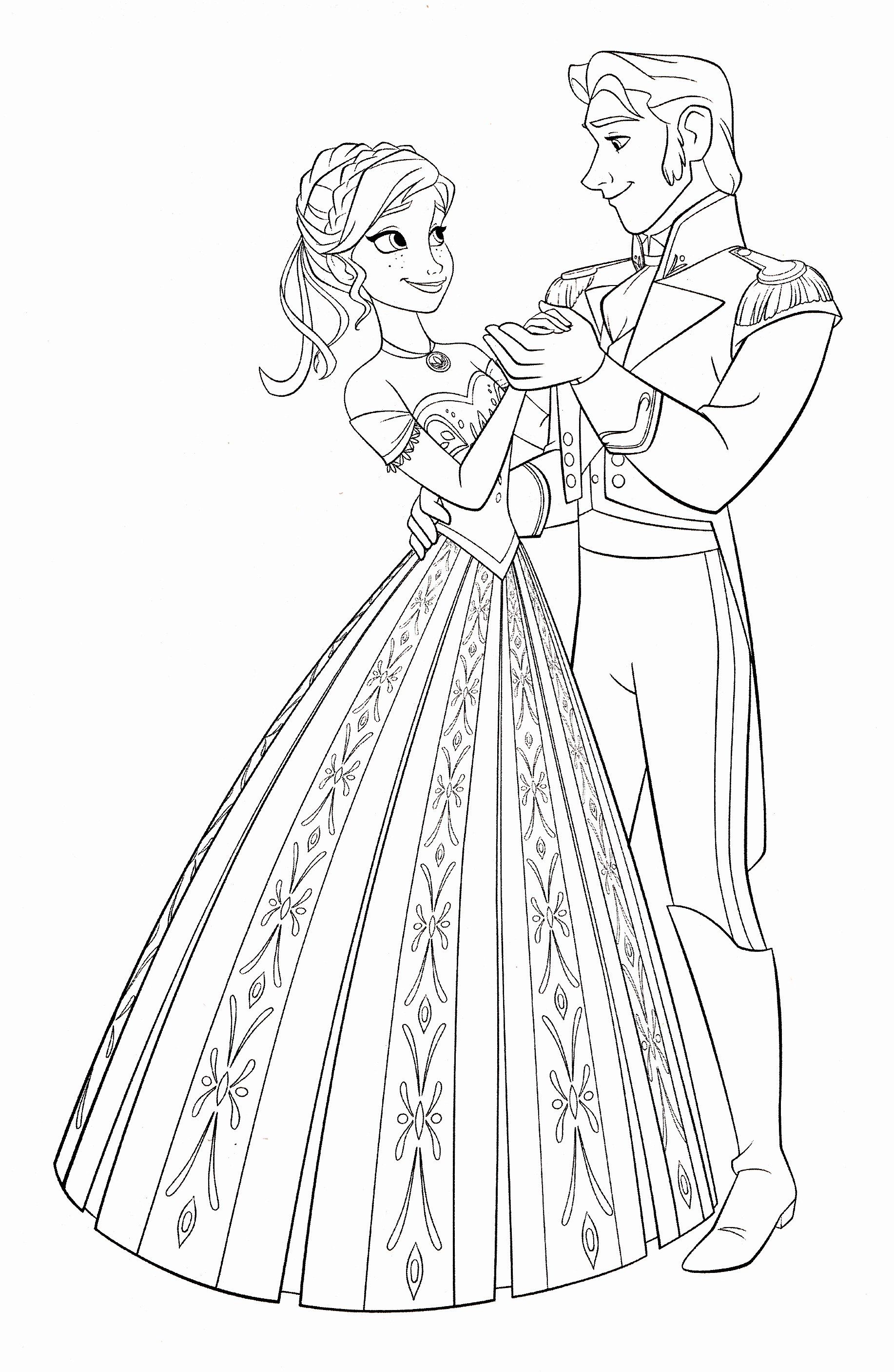 Tranh tô màu công chúa Ariel và hoàng tử Eric