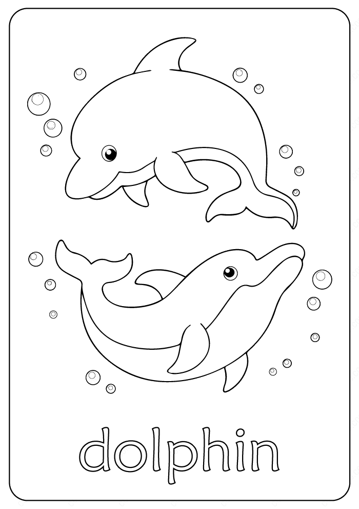 Hướng dẫn vẽ con cá heo cho bé  YeuTreNet
