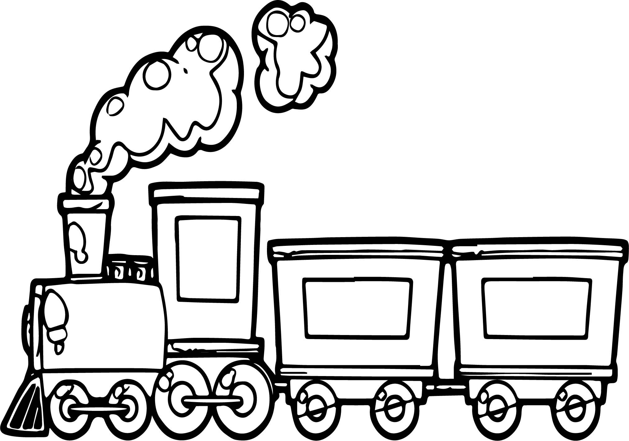 Dạy bé vẽ và tô màu tàu hỏa  How to draw Train for kids