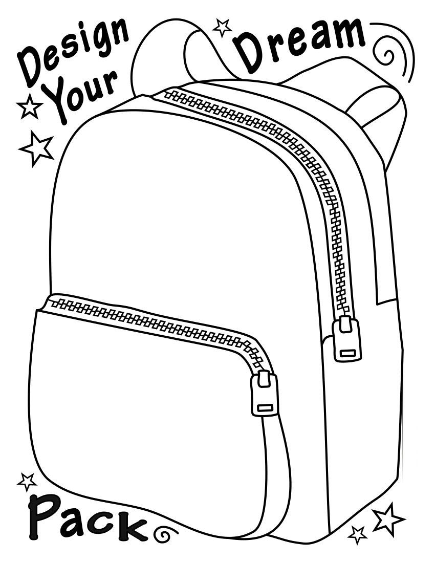 Vẽ tranh cặp sách siêu dễ thương và tô màu kim tuyến  How to Draw cute  School Bag   YouTube