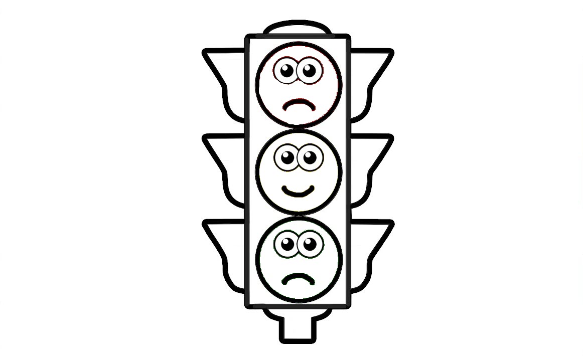 Traffic Light Coloring Pages