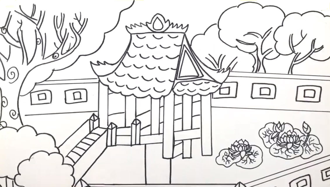 Vẽ Tranh Lăng Bác Hồ Đơn Giản Nhất Cho Các Bạn Học Sinh