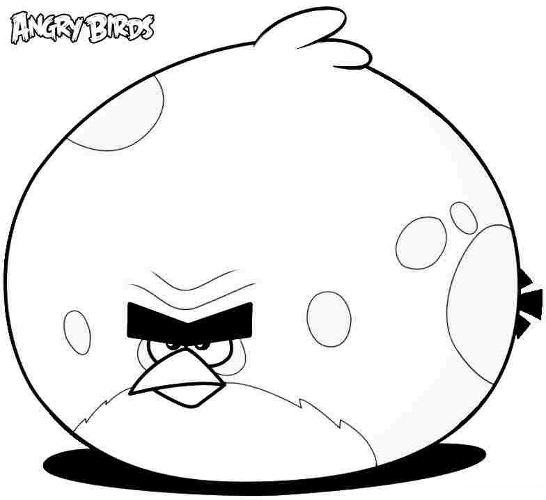 Tranh tô màu Angry Birds siêu to