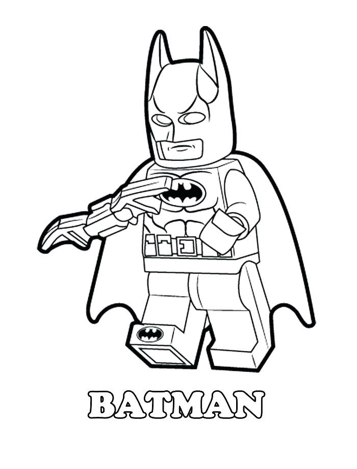 Trang tô màu Lego Batman
