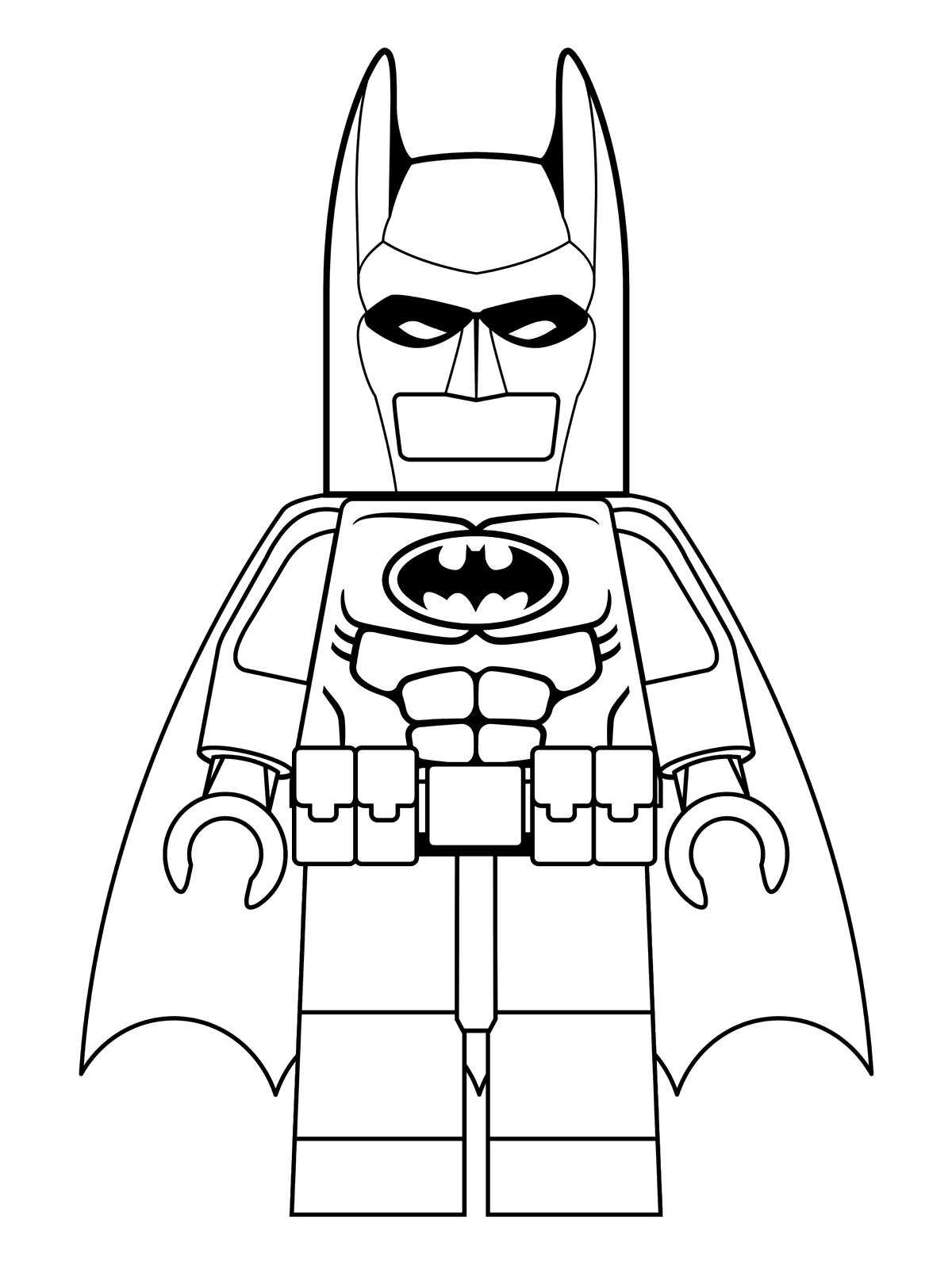 Tranh tô màu mô hình Lego siêu anh hùng Batman  YeuTreNet
