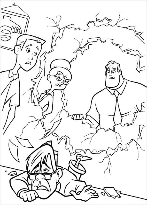 Incredibles Coloring Page