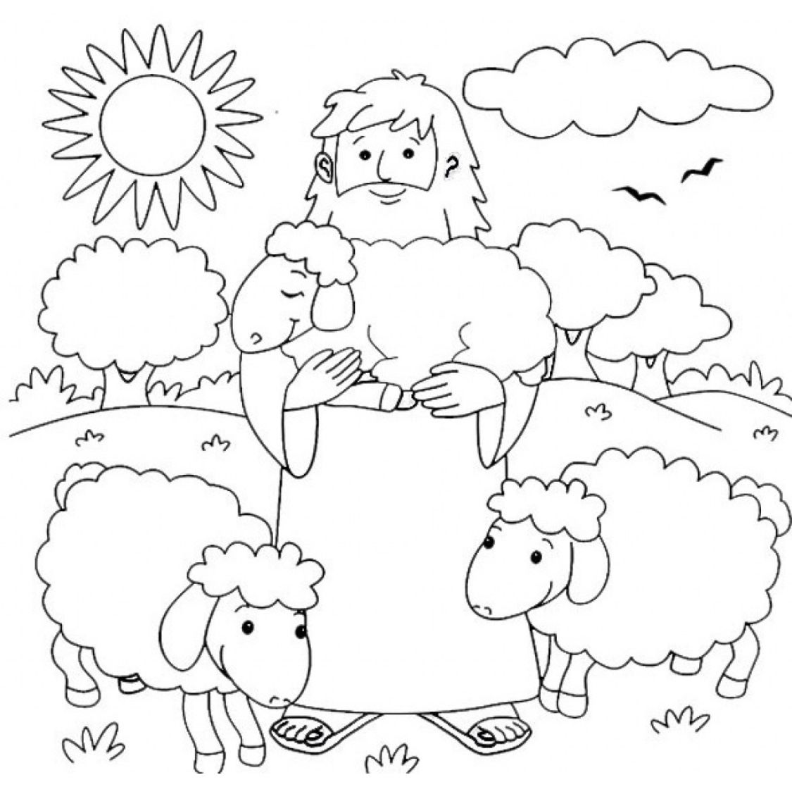 Tranh tô màu con cừu đẹp, ý nghĩa