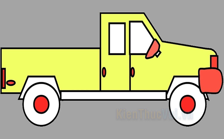 Dạy bé vẽ và tô màu Xe tải  Vẽ Ô Tô Tải Ve O to tai Draw a truck   YouTube