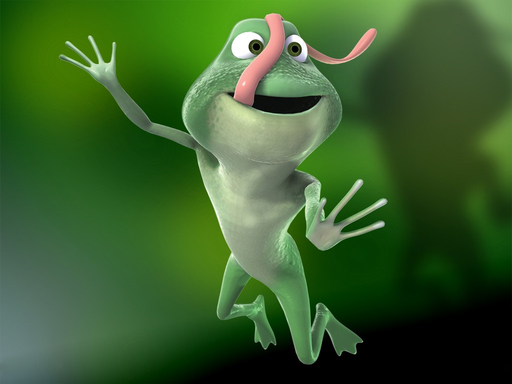 Ảnh hài hước - chú ếch vui nhộn