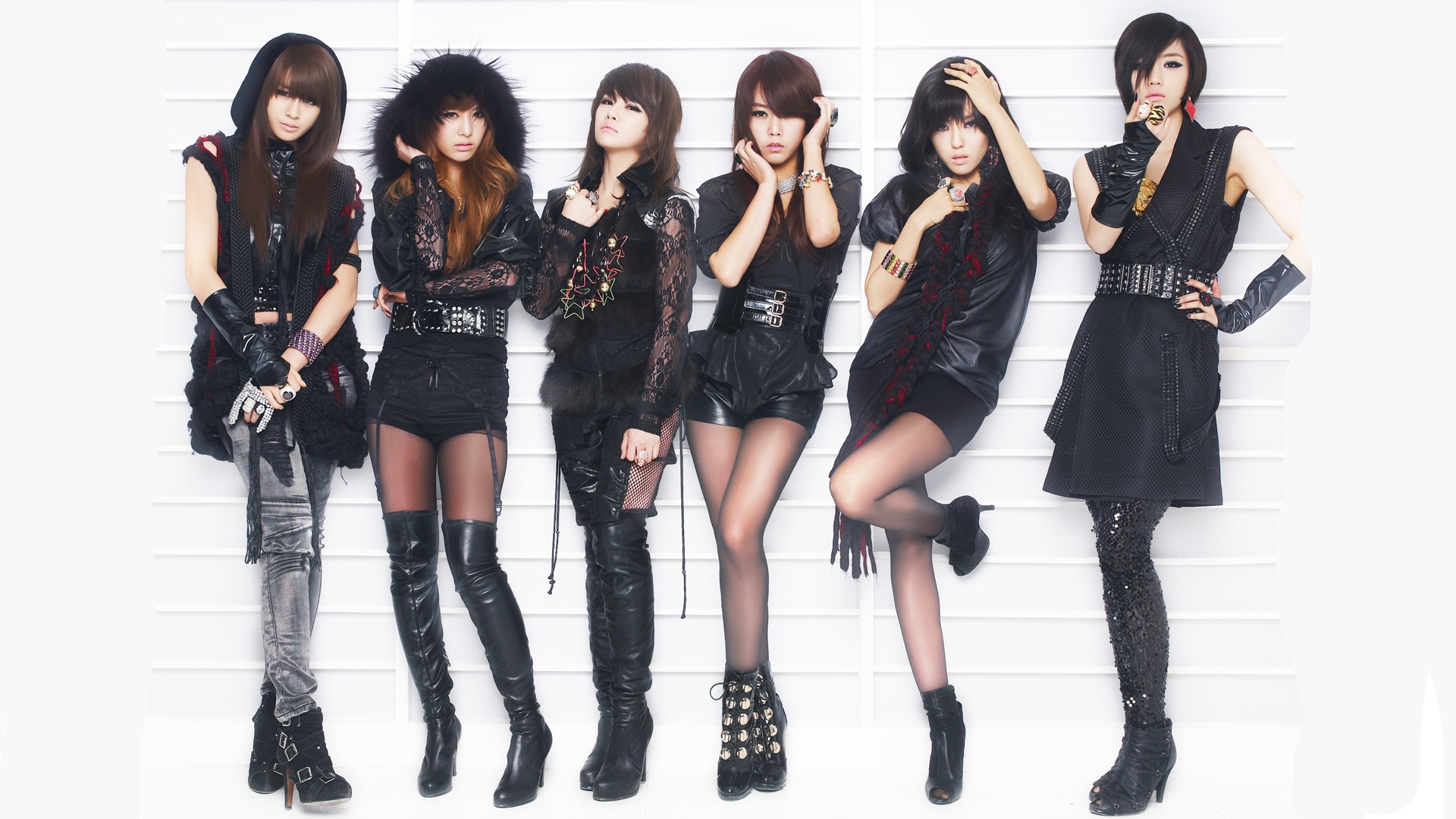 Hình ảnh 6 thành viên nhóm nhạc T-ara