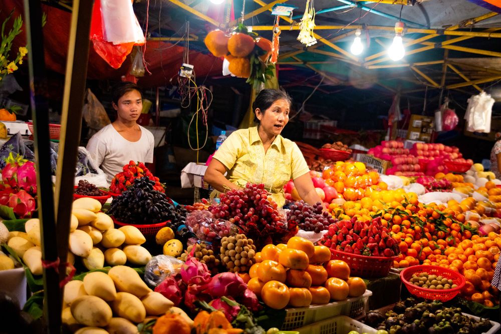 Hình ảnh chợ trái cây cực đẹp