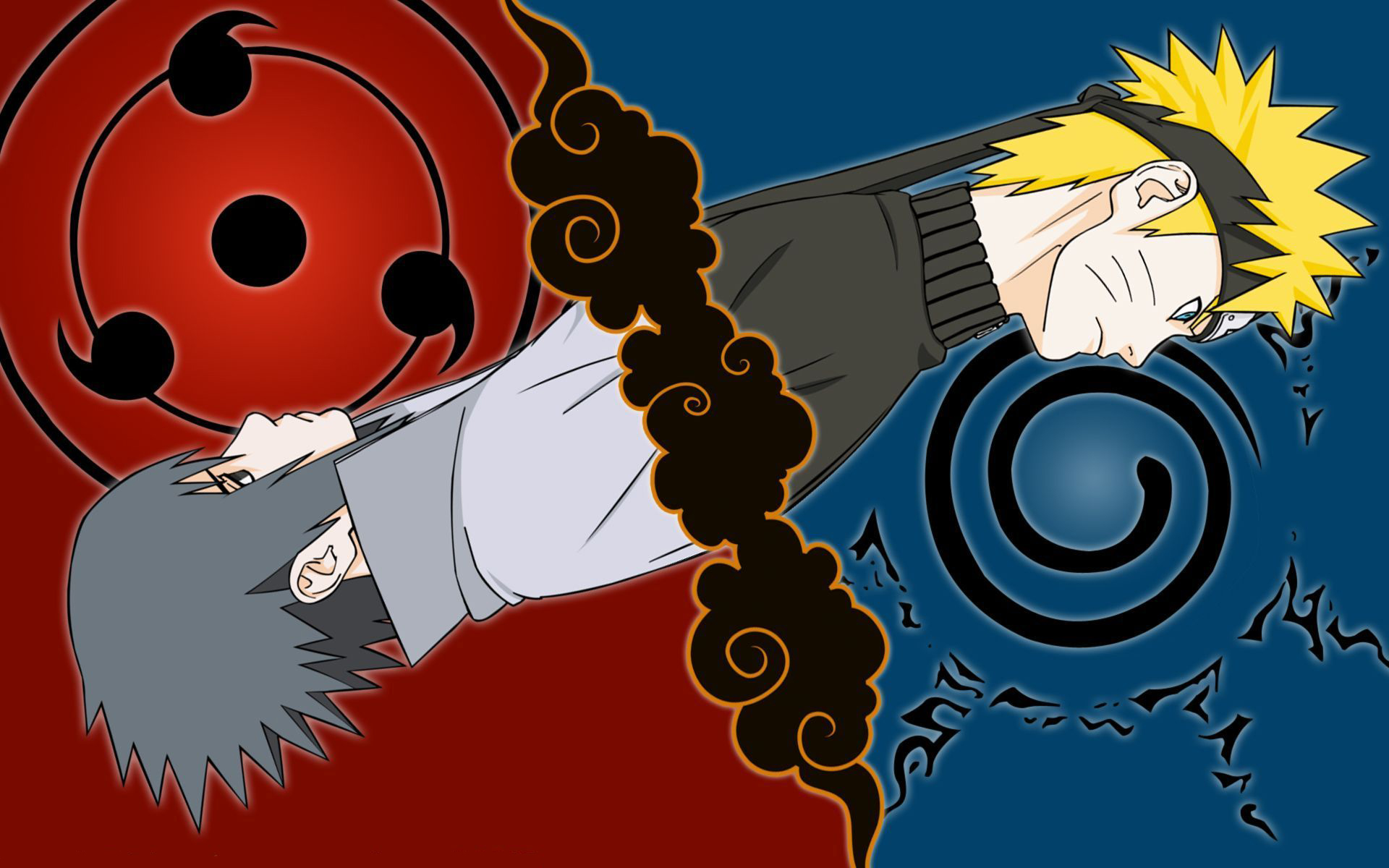 Hình ảnh Naruto Uzumaki và Sasuke UChiha